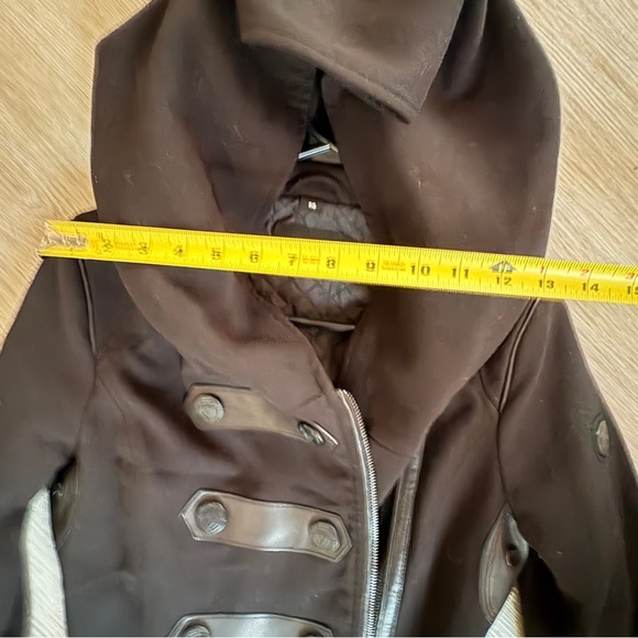 RUDSAK Leather and Wool with Hoodie Size S - Picture 10 of 14